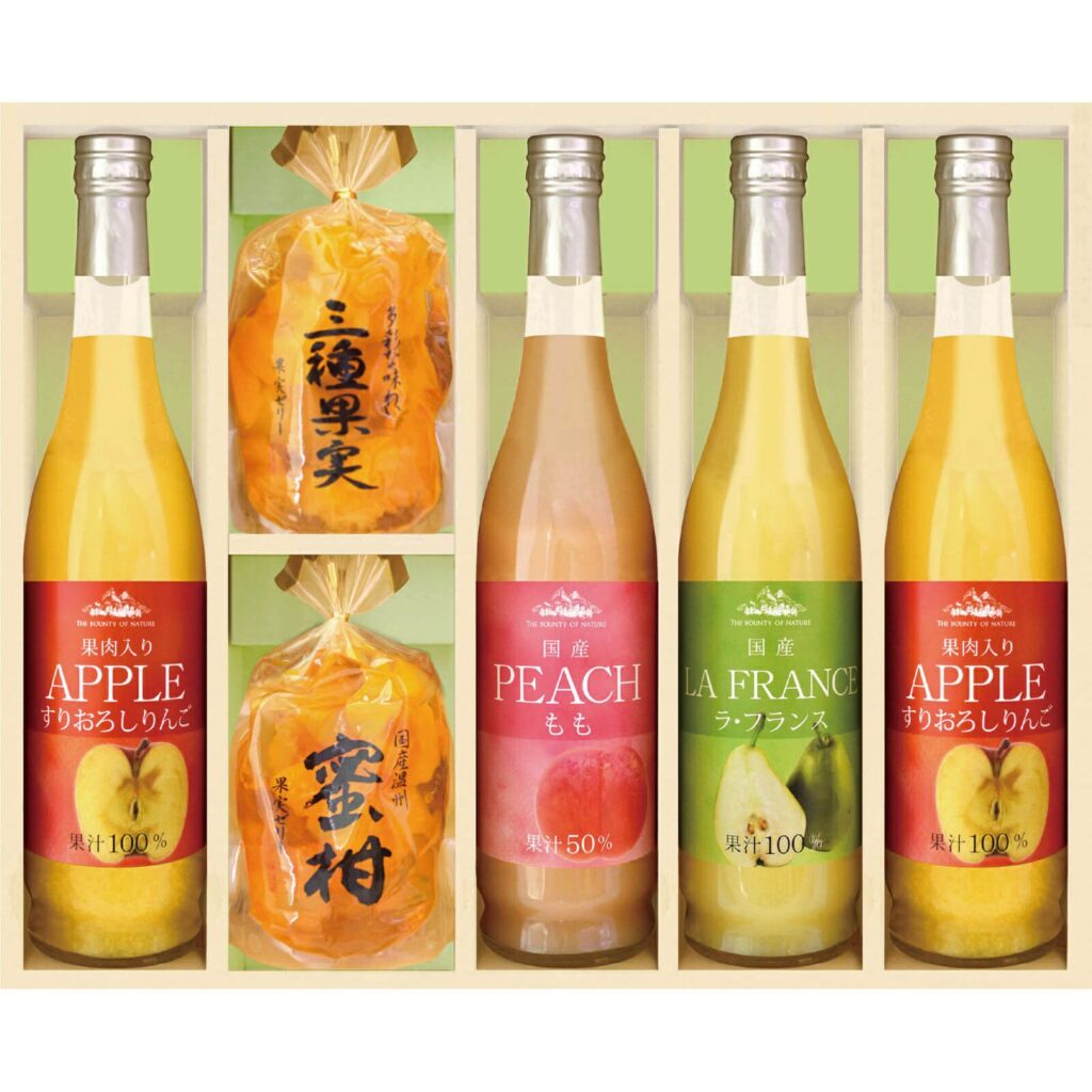 美食ファクトリー 果実のゼリー&フルーツ飲料セット